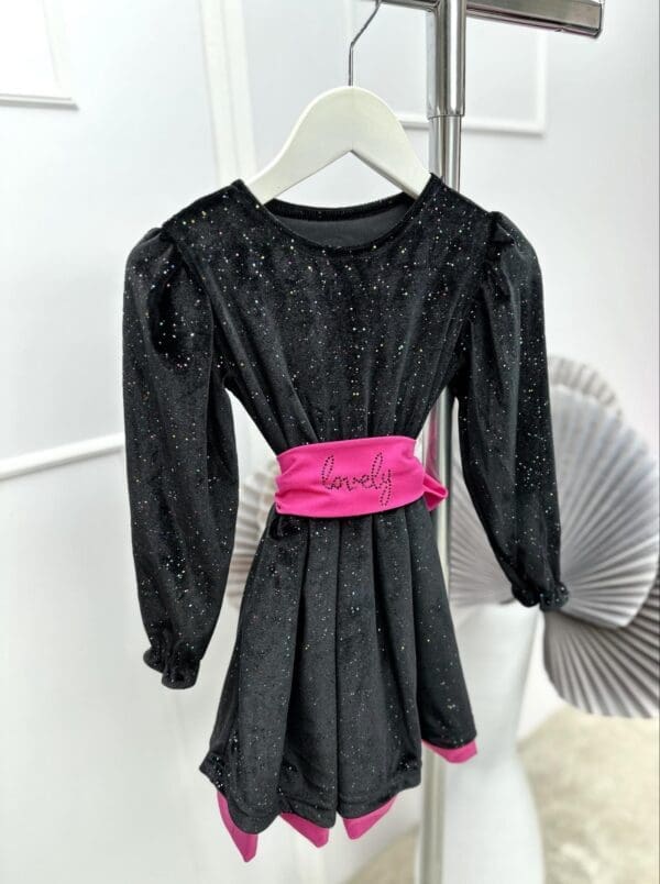 Vaikiška blizganti suknelė - LOVELY