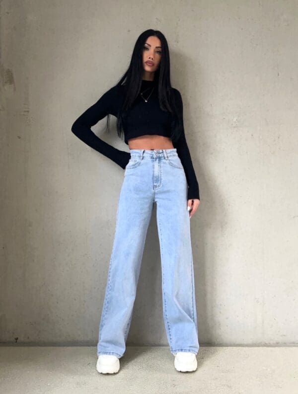 Džinsai Wide Leg Fit