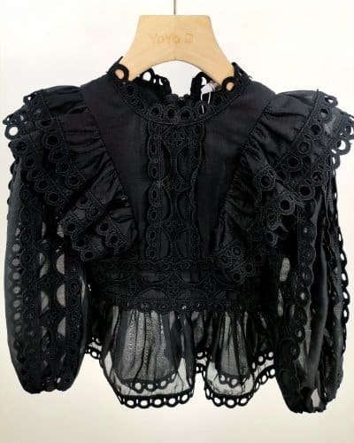 Marškinėliai Samanta juodos spalvos