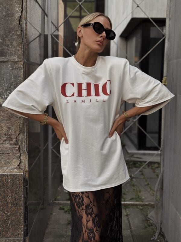 Laisvalaikio marškinėliai CHIC