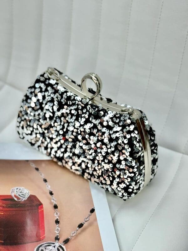 Delninė su blizgančiais žvyneliais