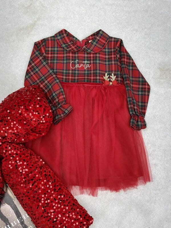 Šventinė suknelė su tiuliu