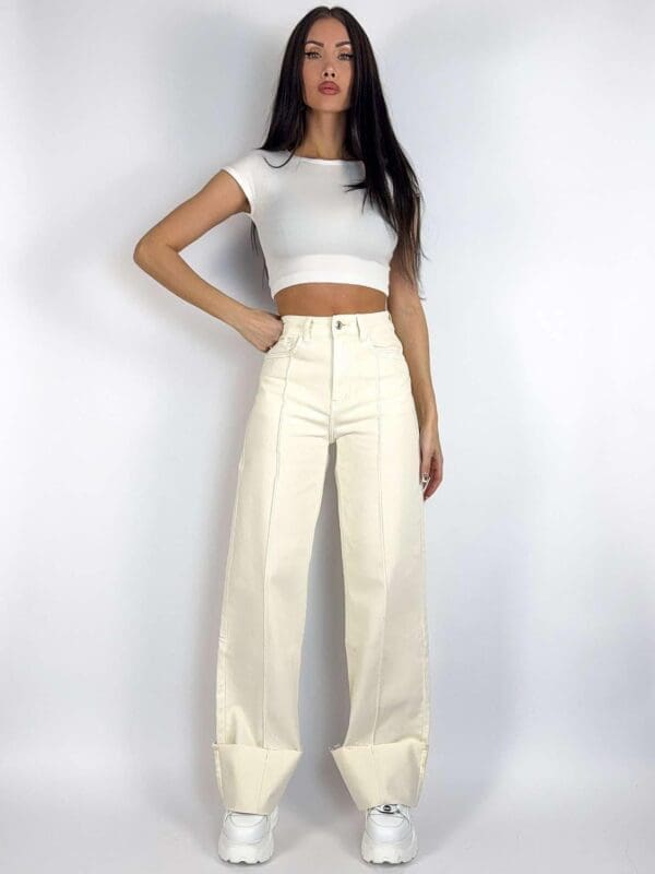 Džinsai straight stretch