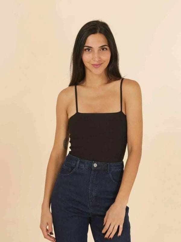 Marškinėliai Basic ant petnešėlių