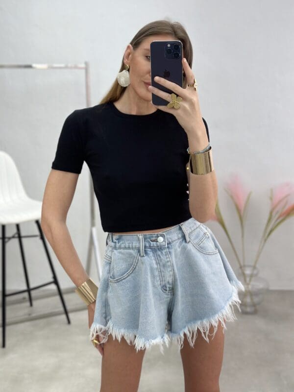 Marškinėliai Crop Top