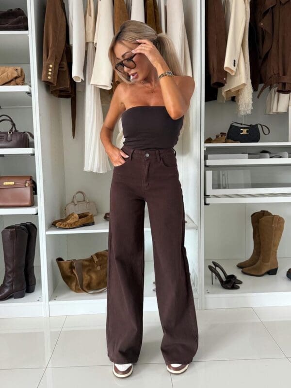 Džinsai Wide Leg Fit