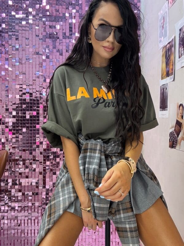 Stilingi oversize modelio marškinėliai