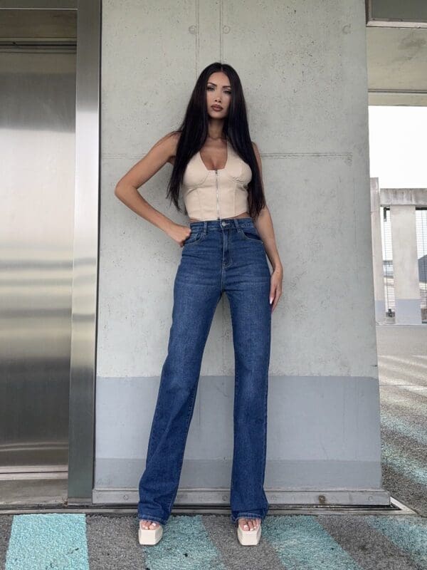 Džinsai Straight Extra Tall Fit