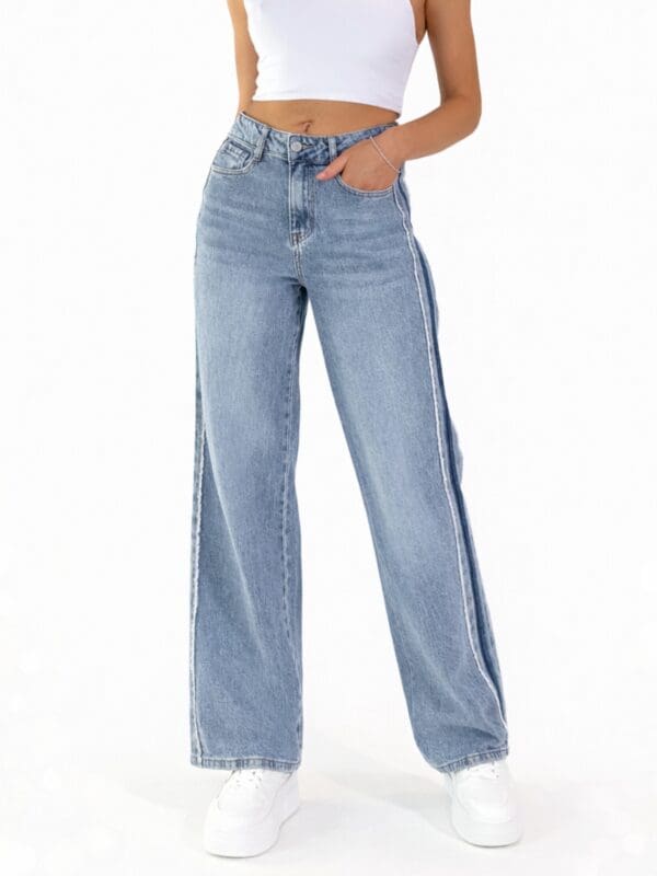 Džinsai Wide Leg Fit